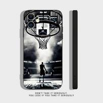Basketball Sport Phone Case For iPhone 17,16,15,14,13,12,11,X,XR,XS,Plus,Mini,Pro,Max Soft black Shockproof Cover iPhone12