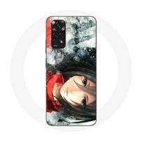 Coque pour Xiaomi Redmi Note 11 4G Mikasa Ackerman Attaque des Titans Anime