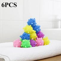 5 pcs/lot Magic Laundry Ball For Household Cleaning Washing Machine Clothes Softener Starfish Shape Solid Cleaning Balls 4.5/6cm random color,6pcs