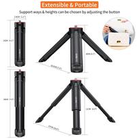 UURIG Extendable Table Tripod Adjustable Height with 1 4 Screw juoda