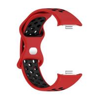 Silikoninis laikrodžio dirželis pakeitimui, skirtas Xiaomi Smart Band 8, reguliuojamas, atsparus vandeniui, pralaidus orui, moterims, vyrams, išmanusis laikrodis, sportinė apyrankė raudona