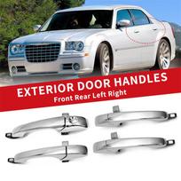Durų išorinė rankena Automobilio priekinių galinių durų rankena 2005-2010 Chrysler 300C Priedai Dodge Magnum 2005-2008 Pakeisti 5065800AE Front Left red