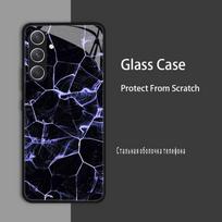 For Samsung A35 A55 A15 A25 5G Case Cover Tempered Glass Case Hard Shockproof Coque Bumper For Samsung Galaxy A55 Protect Case For Samsung A55 5G