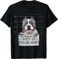 Bully XL Pitbull Guilty Of Stealing Hearts American Bully Gift Unisex T-Shirt M