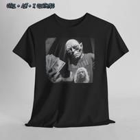 Gollum Smeagol LOTR Nirvana Cash T-Shirt, Lord of the Rings Shirt, LOTR Fan S