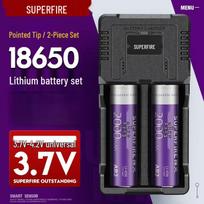 SupFire AB2 18650 Rechargeable Lithium Battery Charging Kit