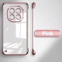 Luxury Plating Frameless Transparent Case For Xiaomi Redmi Note 15 Pro 5G 14  13 12 PRO PLUS Ultra Thin Hard PC Cover Shell Note 15 5G