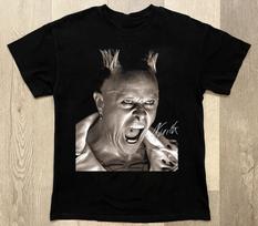 Keith Flint The Prodigy Grupės Trumpomis Rankovėmis Dovana Gerbėjui Marškinėliai XXXL gray