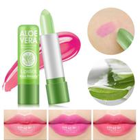 Lūpų dažai Aloe Vera Spalvą keičiantys lūpų balzamas Drėkinamasis Vandeniui atsparus Sausą Skilimą Temperatūrą Keičiantis Lūpų Dažai 3.5g