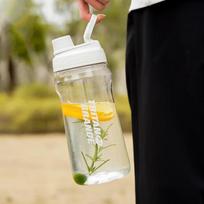 LocknLock Tritan Sports Water Bottle with Handle & Filter 1.5L pilka