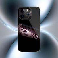 M-Mirai N-Nikki Gasai Yuno Anime Telefono dėklas iPhone17, 16,15,14,13,12 Pro Max Juodas Saldainis Matinis Atsparus smūgiams Dangtelis iPhone16e