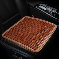 Vasarinis vėsinantis bambukinis automobilio sėdynės pagalvėlė, vieno gabalo Mahjong kilimėlis, kvėpuojantis automobilio sėdynės užvalkalas, neslystantis dugnas vėsinantis kilimėlis one seat - coffee