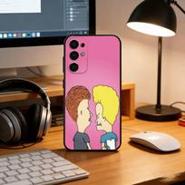 Beavis B-Head Phone Case For Samsung S25,S24,S21,S22,S23,S30,Ultra,S20,Plus,Fe,Soft Silicone Black Cover Samsung S24fe