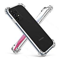 Skirtas Samsung Galaxy A13 A23 A33 A53 A73 5G dėklas, skaidrus, atsparus smūgiams Coque Sumsung A 13 23 33 53 73 04 04s 04e minkštas silikonas For Samsung A04 gryna
