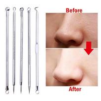 5 vnt inkštirų baltųjų spuogų dėmės Comedone acne Extractor įrankių rinkinys