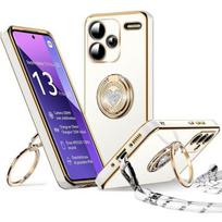 Case - E.F.CONNECTION - For Xiaomi Redmi Note 13 Pro Plus 5G - Silicone - Rotating ring - Lanyard included