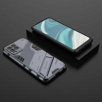 Armor Case for Realme 8 Pro Shockproof Lens Camera Protective Robot Holder Back for OPPO Realme 7 Pro 8 Realme8 Phone Cover Realme 8 Pro pilka spalva