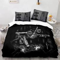 3D Print Siren Head Bedding Set Duvet Cover Sheet Printed Bed Set Pillowcase Bed Full Queen King Size Comforter Bedroom 70x133cm 2pcs