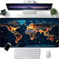 World Map Mouse Pad Large Gaming Mouse Pad 900x400 Rubber Desk Mat Non-slip PC Laptop Gamer Desk Accessories Table Pad Carpet 300x600x2MM