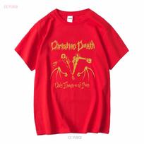 Christian Death Only Deathrock Bauhaus Cotton Black Men S 4XL T Shirt J1019 vintage Washed Stylish streetwear fashion S