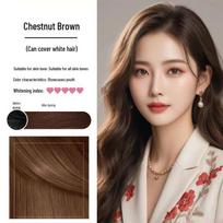Plant-Based Hair Dye Cream: Gentle, Non-Damaging, No Bleach Needed, Gray Hair Coverage, Scalp-Safe, One-Time Application. 210ml