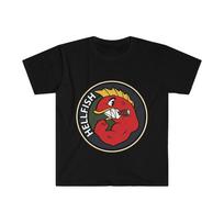 Flying Hellfish logo T-shirt The Simpsons Abe Granada The Simpsons cartoon  Pure cotton couple's all-season streetwear shirt ... 5XL įvairiaspalvis