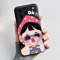 Cute Cartoon Case For ZTE Blade A76 4G Fundas Z2474 Capa Printing Shell Protective Cover Soft Silicone Black Casing Coque ZTE Blade A76 4G
