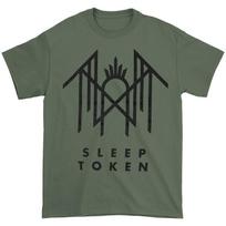 Men's Sleep Token Logo Symbol T-shirt XX-Large Army Military Olive S