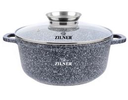 Pot with Marble Coating 6.8L 28Cm Zilner Grey Zl-7074