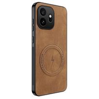 For Oneplus 15T Vintage Business Phone Case Cover Sheepskin Leather Magnetic Case Oneplus 15 Wireless Case Mobile Phone Coques Oneplus 15 ruda