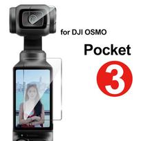 Tempered Glass for DJI Osmo Pocket 3 Camera Lens+LCD Screen Protectors HD Clear Shatterproof Films for DJI Pocket 3 Pocket2 1Set