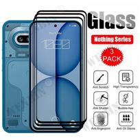 3 Pcs Tempered Glass For Nothing Phone 4A 3 3A Lite 2 Pro Screen Protector Full Protective Glass Nothing Phone (4a) skaidri