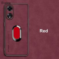 Sheepskin Leather Magnetic Ring Stand Case For OPPO Realme GT 6T 5 Pro GT Neo 6 SE Soft Silicon Lens Protection Shockproof Cover Realme GT 6T