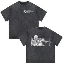 FOG Forward Observations Group Skeleton Vintage Washed T-shirt Men's Clothing Fashion Gothic Oversized Casual T Shirt Streetwear S įvairiaspalvis