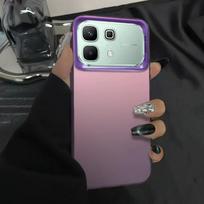 For Infinix Note 60 Pro 5G Fashion Soft Matte Colors PC Skin-friendly Case For Infinix Note 60 Pro Shockproof Bumper Back Cover Infinix Note 60 Pro violetinė