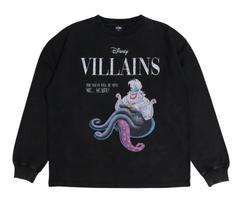 Printed VILLAINS Vintage 5315015 Unisex 83 Ursula M [Disney Villains] Long-Sleeve T-Shirt (Disney Finish) / /
