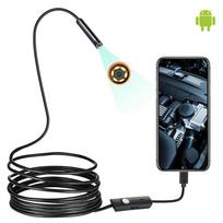 5,5 MM Android endoskopas 3 viename USB/Micro USB/Type-C boroskopas tikrinimo kamera atspari vandeniui išmaniajam telefonui 1m