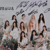LOONA PTT Autografuotas albumas + Ranka rašytas pranešimas