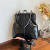 Vintage Beige PU Leather Mini Crossbody Shoulder Bag with Golden Buckle
