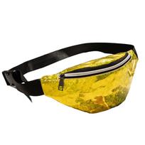 Dazzling Colours Sequins Waist Bag Elegant Bum Bag Cool Laser Fanny Pack  Summer geltona