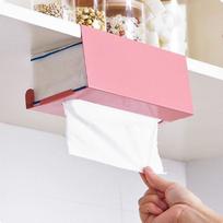 Kūrybinės spintelės Pakabinamos popierinės rankšluosčių kabyklos Popierinis kabyklos kaltinės geležies perforavimo audinių dėžutė žalia