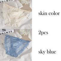 T-back Sexy Thongs Women's Seamless Knickers Lingerie Thin Lace Underwear Briefs Slim Low Rise Breathable Ladies Panties M