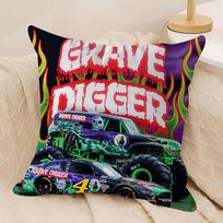 M-Monster Jam Cushion Cover 30x50 Polyester Sofa Cushions Decorative Throw Pillows Home Decoration Pillowcover 12x12Inch