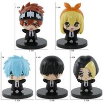 Anime Mash Burnedead figūrėlė Magija ir raumenys Lemon Irvine Kardo karūna Figūrėlė Dot Barrett veiksmo figūrėlė Mini PVC modeliai Dovanos 6-8CM