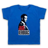 BEAT GENERATION SIDE POSE JACK KEROUAC 2 ICONIC WRITER KIDS CHILDS T-shirt 130