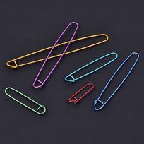 Marking pins, colorful sweaters, marking large pins, yarn, needle retention buttons, knitting tools One size rožinė