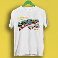 26 Sveikinimai iš Asbury Park, N.D.. 70-ųjų Roko Retro Muzika Viršutinė Marškinėlių dalis T-Shirt P549 Unisex Marškinėliai XXL
