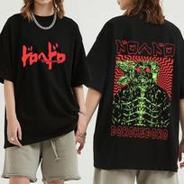 Anime Dorohedoro Kaiman T Shirt Gothic Manga Graphic Print T Shirts Men's Fashion Casual Cotton Oversized T-shirt Streetwear ... S
