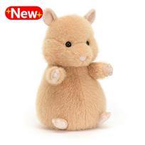 Originalus Jellycat Hunk Hamster HNK3HAM pliušinis žaislas su švelniu mielu dizainu. Ideali darželio vieta mažiems vaikams kaip dovana anūkams jų priėmimo proga