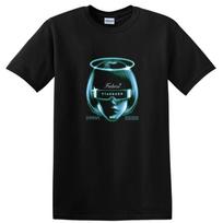 Cyberpunk Angel Graphic T Shirt Retro Halo Tech Design Tee for Fanatics S
